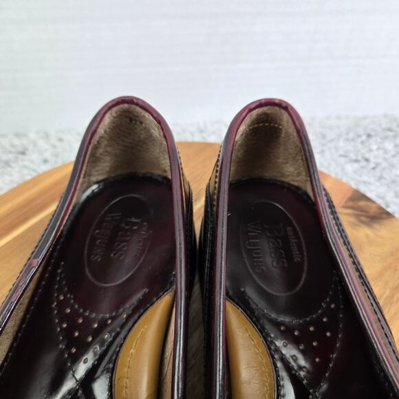 G.H. Bass & Co Weejuns Barnett Oxblood Leather Kiltie Tassel Loafer Mens 11 M - Picture 12 of 14